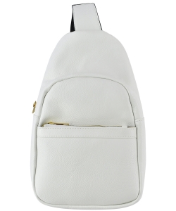 Fashion Sling Backpack AD750 WHITE